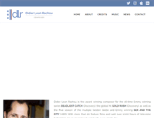 Tablet Screenshot of didierleanrachou.com